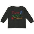 thumbnail image 3 of Inktastic I Love Going to Preschool Boys or Girls Long Sleeve Toddler T-Shirt, 3 of 5