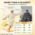 thumbnail image 6 of Goose Onesie,Adult Cozy Pajamas, Snuggle Goose Onesie Blanket Sleepwear With Feet, 6 of 7
