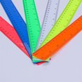 thumbnail image 4 of 6Pcs 12Inch Clear Rulers, Drawing Ruler Math Ruler Measuring Tool for Drawing Drafting Measuring, 4 of 8