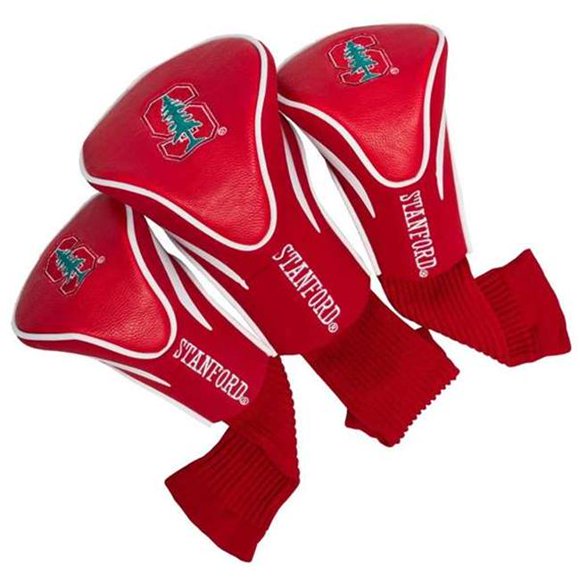 Teamgolf 42094 Stanford University Cardinal Golf Contour Headcover, Pack of 3