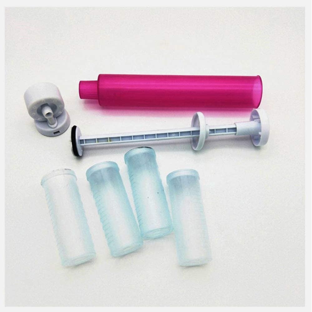 LNKOO Manual Airbrush for Cake Coloring, with 4pcs Cake Spray Tube DIY Baking Cake Spray Gun Kitchen Baking Desserts Decoration Tools Airbrush Pump