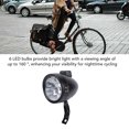 thumbnail image 3 of Vintage Bicycle Front Light, Retro Bike Front Lamp 6 LED Headlight with Bracket for Night Riding Cycling, 3 of 7