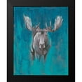 thumbnail image 2 of Popp, Grace 20x24 Black Modern Framed Museum Art Print Titled - Contemporary Cervidae I, 2 of 5