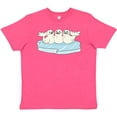 thumbnail image 3 of Inktastic 3 Cute White Harp Seals on Ice Youth T-Shirt, 3 of 5