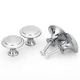 thumbnail image 5 of Dazone Cabinet Door Knobs, 40 Pack Stainless Steel Cabinet Knobs Door Handles Cupboard Drawer Kitchen Hardware Pulls With Screws, Round Pull Knobs Silver, 5 of 9
