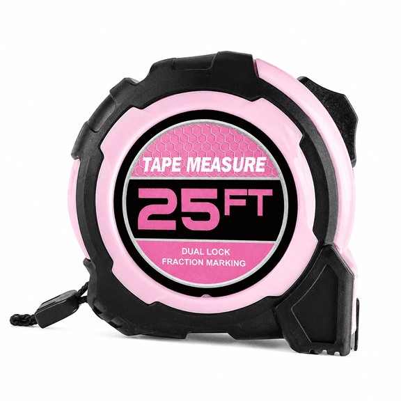 25 Ft Retractable Tape Measure, Self-Lock Wear Resistant Tape Ruler, Portable Measuring Tool for DIY Construction Home Use