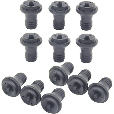 

Wine Bottle Stopper Wine Saver Vacuum Stoppers Wine pump Vacuum Stoppers Pack of 12 Rubber Wine Stoppers for Wine Saver Vacuum Pump Preserver Solid stoppers Fit Every Bottle Keep Wine Fresh