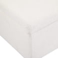 thumbnail image 5 of Christopher Knight Home 39" White Boucle Storage Ottoman with Hinged Lid and Birch Wood Legs, 5 of 12