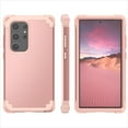 thumbnail image 3 of Allytechgroup Heavy Duty Case for Samsung Galaxy S24 Ultra, Soft TPU + Rugged PC Triple-Layers Four Corners Protection Shockproof Anti-Scratch Case for Samsung Galaxy S24 Ultra, Rosegold, 3 of 8