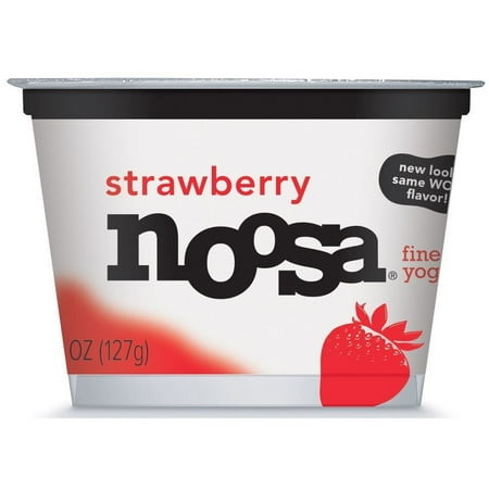 Noosa Strawberry Finest Yoghurt 4.5 Ounce — 6 per case Noosa Strawberry Finest Yoghurt 4.5 Ounce — 6 per case