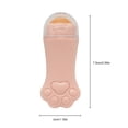 thumbnail image 4 of Vogacara Rodillo absorbente de aceite para el rostro, cuidado de la piel, masaje de limpieza Facial para el acné, piedra rodante, absorción de mano Maquillaje Facial Rosado Vogacara CE012149-02B, 4 of 6