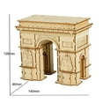 thumbnail image 5 of Rolife Arc de Triomphe TG502 3D Wooden Puzzle Decor, 5 of 5