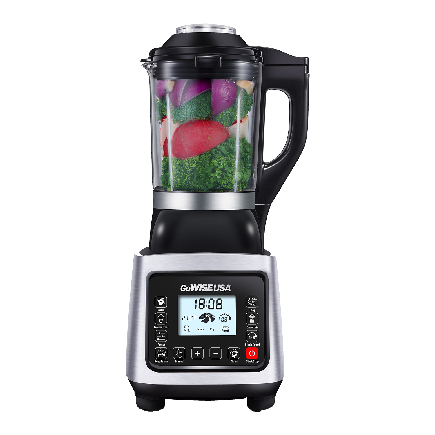 GoWISE USA GW22501 Premier High Performance Heating Blender - image 3 of 8
