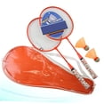 thumbnail image 3 of REOFLYUP 1Pair Green Badminton Racket Set with Balls for Sports Use Durable Comfortable Handle Lightweight Design, 3 of 7