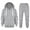 Gray, variant on Boys' Sweatsuit Set - 2 Piece Sweatshirt and Jogger Sweatpants Fall Winter Outfits (Black,4-5 Years)