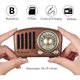 thumbnail image 3 of Altavoz Bluetooth con radio retro - Radio FM en nogal, estilo retro clásico, refuerzo de graves, gran volumen, conexión inalámbrica Bluetooth 5.0, 3 of 6