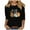 1-Black, variant on Halloween 3/4 Sleeve T Shirts for Women Crew Neck Regular Straight Cuff Casual Wear Pumpkin Holiday Clothes Black S