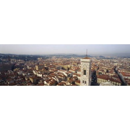 Aerial view of a city Florence Tuscany Italy Canvas Art - Panoramic Images (18 x