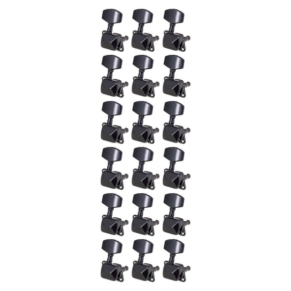 Billuyoard Clavijas de afinación de 6 piezas, cabezales de máquina profesionales, teclas, botones, accesorios de instrumentos, piezas de Tipo 2 3piezas