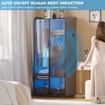 thumbnail image 4 of 71” Armoire Wardrobe Closet with 3 Colors Light, Wooden Closet for Bedroom with Hanging Rod, 4 of 8