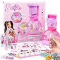 thumbnail image 1 of Kit para hacer brillos de labios Barbie Sweet Shop con 12 accesorios, 1 of 1