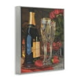 thumbnail image 4 of Stupell Industries Romantic Champagne Pair Food & Beverage Painting Gray Framed Art Print Wall Art, 24 x 30, 4 of 10