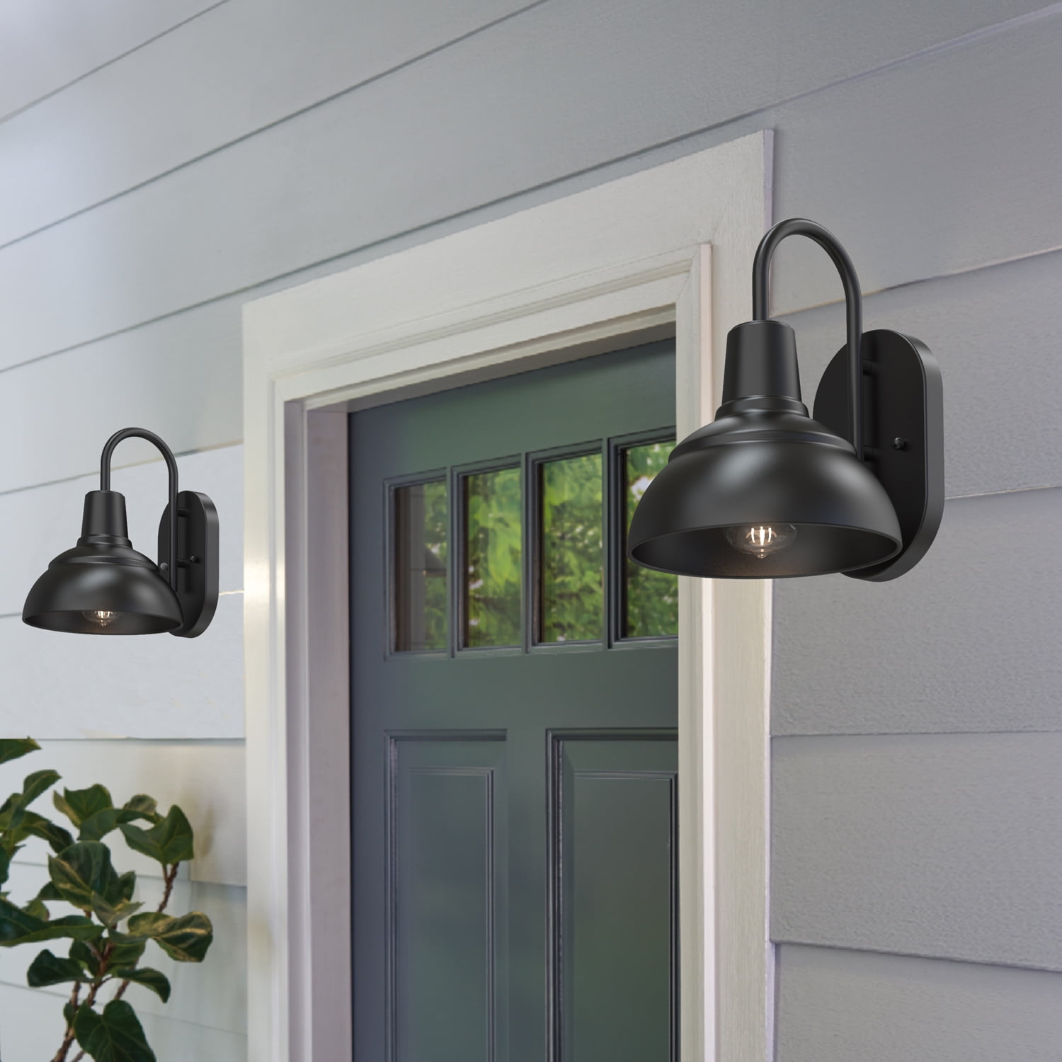 (2 pack) Better Homes & Gardens 11" Farmhouse Indoor Wall Sconce Light, Bronze Finishes, Bulb Not Included