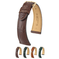 thumbnail image 1 of Hirsch London Alligator Leather Watch Strap - Brown - L - 18mm - Gold Buckle, 1 of 9