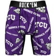 thumbnail image 2 of Men's Rock Em Socks  TCU Horned Frogs All-Over Underwear and Crew Socks Combo Pack, 2 of 3