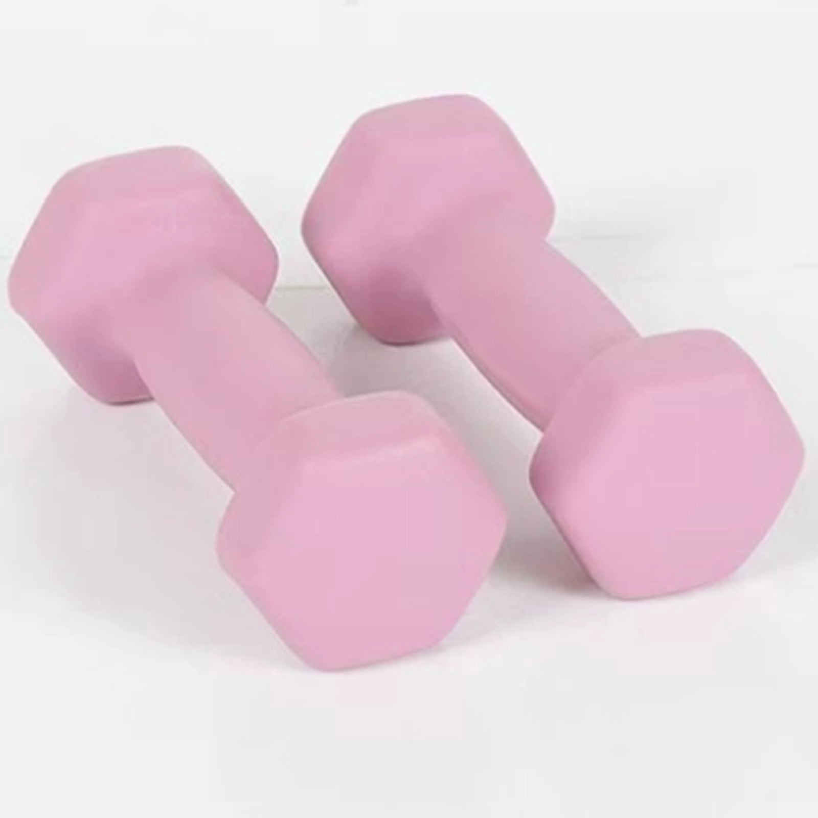 Ton 2pcs Basics Neoprene Dumbbell Hand Weights for Exercise and Muscle Toning (2kg）