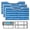 Blue Stripe,1+2+3 Pack, variant on Reusable Mop Pads Refills, Replacement Pads Compatible with Shark Vac Mop VM252 VM200 VM180 VM401 VC205 VM250 QM250 VM190, Hardwood Floor Mop Pad with Upgraded Dirt Chamber, Blue (1+2+3 Pads)