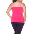 thumbnail image 3 of White Mark Universal PS133-05 Plus Size Tank Top, Fuchsia - One Size, 3 of 3