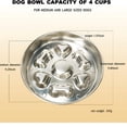 thumbnail image 6 of Katieovy Slow Feeder Dog Bowls,Double Sided Design Stainless Steel Dog Bowls,Round Non-Slip Dog Food Bowl, 6 of 6