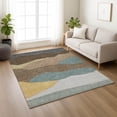 thumbnail image 6 of Addison Rugs Chantille Indoor/Outdoor Transitional Geometric Brown Machine Washable Rectangle Rug, 10' x 14', 6 of 8