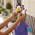 thumbnail image 4 of Porch Goose Decor Set, Funny Purple Spa Bathrobe and Curler Hat Statue Accessory with Towel and Donut Props, Novelty Outdoor Yard Decoration, Complete Set, 4 of 8