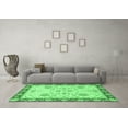 thumbnail image 3 of Ahgly Company Machine Washable Indoor Rectangle Oriental Emerald Green Traditional Area Rugs, 6' x 9', 3 of 4