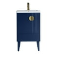 thumbnail image 2 of Venezian Collection - 20" Single Navy Blue Bathroom Vanity, - Brass Handles.&nbsp;, 2 of 9