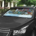 thumbnail image 3 of 3D Legends Inspired Windshield Sunshade Universal Fit Cars Suvs Trucks, 3 of 6