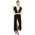 thumbnail image 6 of Bimba Designer Sheer Beach Coverup Dress with Drawstring & Tassel Sleeves Bikini Cover Up Shrug, 6 of 8