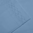 thumbnail image 2 of Hotel Luxurious, 1800 Series Super Soft Embroidery 4 PC Sheet Set (Queen Blue), 2 of 4
