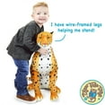 thumbnail image 3 of Cecil the Cheetah | 25 Inch Tall Big Stuffed Animal Plush Leopard | Shipping from Texas | By TigerHart Toys, 3 of 6
