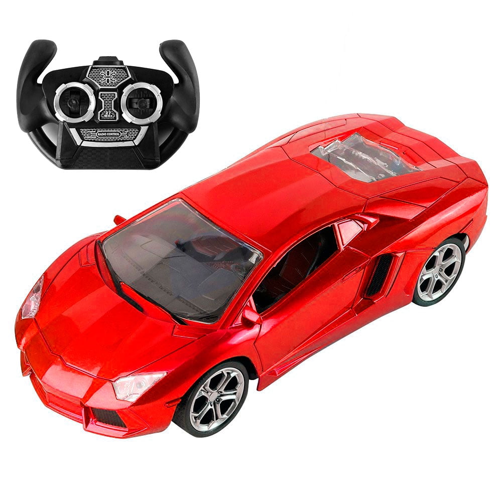 Remote Control Racing Car 1:16 Scale Radio Control Sports Car with Flashing Lights, Ideal
