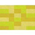 thumbnail image 1 of Ahgly Company Machine Washable Indoor Rectangle Transitional Canary Yellow Area Rugs, 5' x 8', 1 of 7