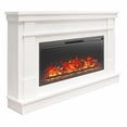thumbnail image 1 of Ameriwood Home Elmcroft Wide Mantel with Linear Electric Fireplace, Black Oak, 1 of 9