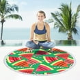 thumbnail image 4 of LYEAA Beach Towels Oversized Microfiber 155x155cm Multi-Purpose Towel Thick Beach Mat Round Beach Towel Lightweight Bath Towel for Travel Vacation Swimming Pool, 4 of 8