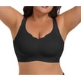 thumbnail image 6 of Qylux Womens Wireless Jelly Bra Plus Size Supportive Seamless Bras Full Coverage Push Up Comfortable No Underwire Tshirt Bras, 6 of 12