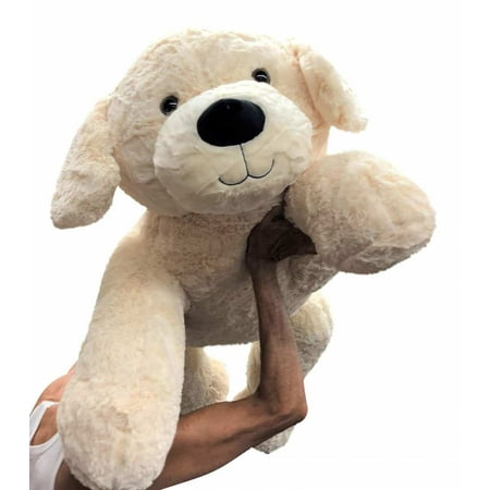 Big Plush® Giant Stuffed Labrador Retriever Dog 4 Feet Long Soft 48 inches 122 cm Large Stuffed Animal Huge Plushie Puppy Packed in Big Box Ready to Hug