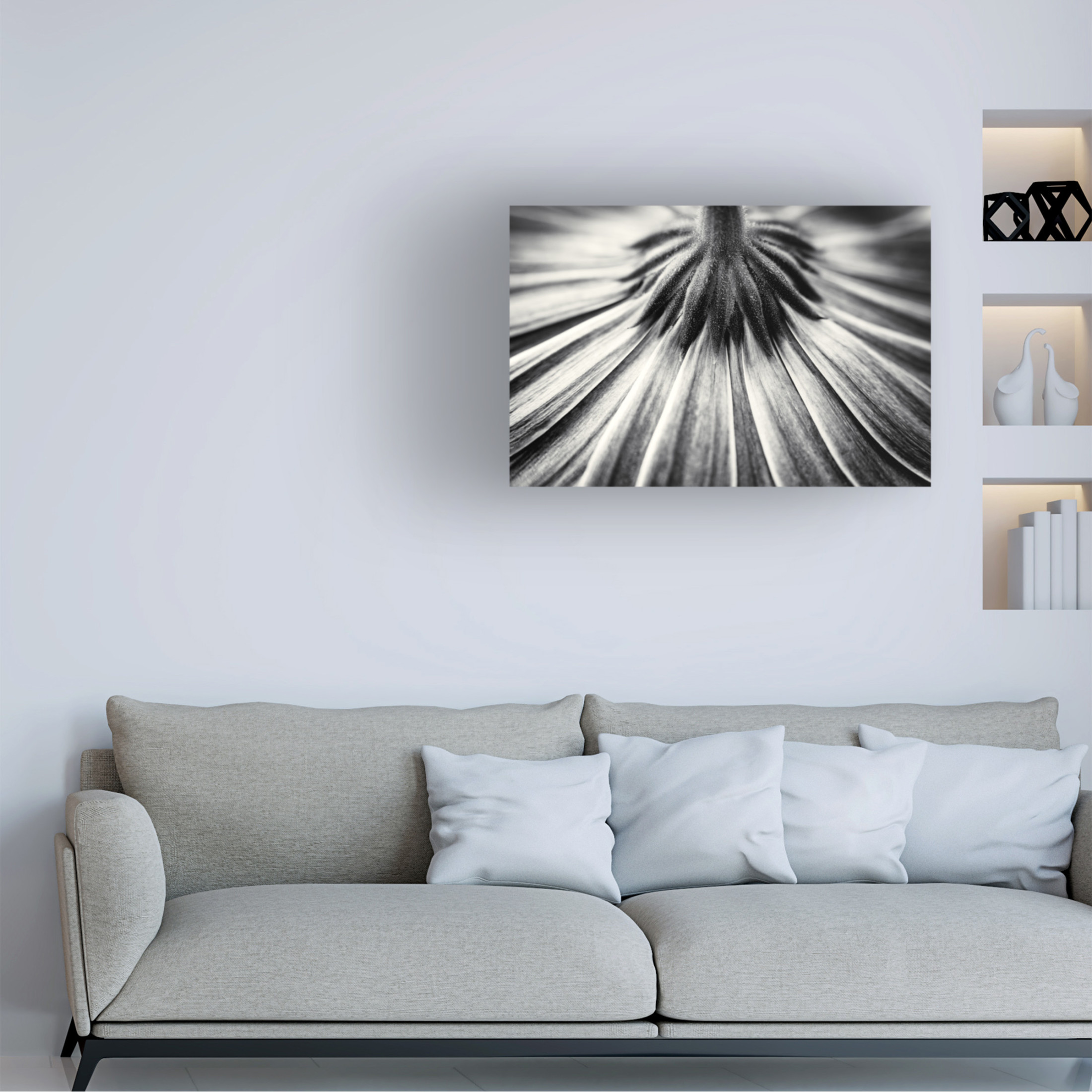 Canvas Wall Art - Corinna van der 'Feeling Down' Wall Art for Living Room, Bedroom, or Office Décor by Trademark Fine Art - 24 x 16 Inches
