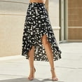 thumbnail image 3 of Vedolay Long Skirt Women's High Waist Flared Skirt Pleated Midi Skirt with Pocket,Black S, 3 of 4