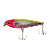 Bomber Badonk-A-Donk High Pitch Hard Baits 3 1/2" Silv Flsh Pink Head Chrt 1/2 oz.